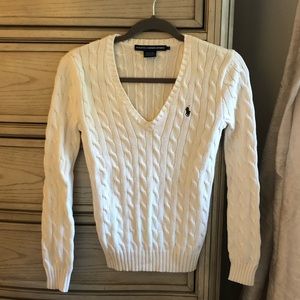 Cream Ralph Lauren sweater